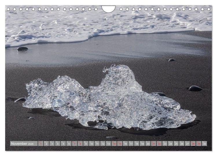 Produktbild: ICELAND pristine landscapes (Wall Calendar 2026 DIN A4 landscape), CALVENDO 12 Month Wall Calendar