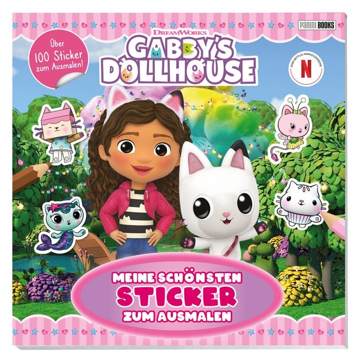 Produktbild: Gabby's Dollhouse: Meine sch&ouml;nsten Sticker zum Ausmalen