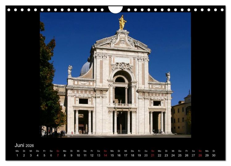 Produktbild: Auf den Spuren des Hl. Franziskus (Wandkalender 2026 DIN A4 quer), CALVENDO Monatskalender