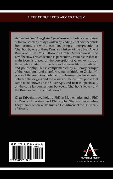 Produktbild: Anton Chekhov Through the Eyes of Russian Thinkers