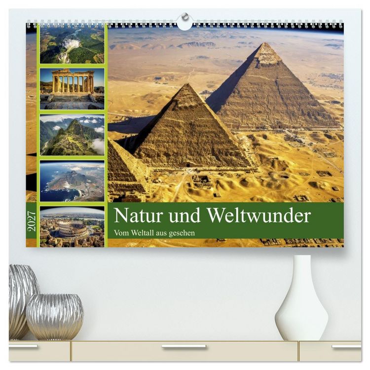 Produktbild: Natur und Weltwunder (hochwertiger Premium Wandkalender 2027 DIN A2 quer), Kunstdruck in Hochglanz