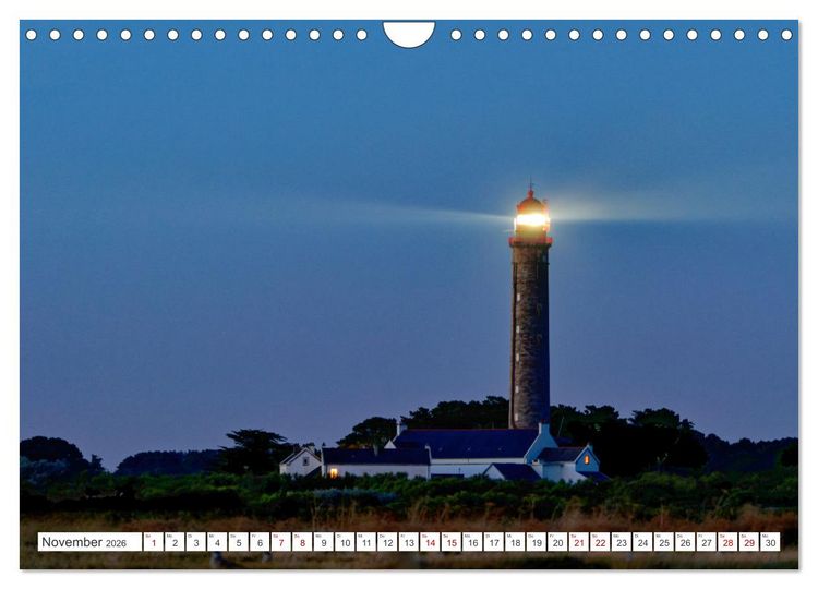 Produktbild: Belle Ile en Mer - Ein bretonisches Paradies (Wandkalender 2026 DIN A4 quer), CALVENDO Monatskalender