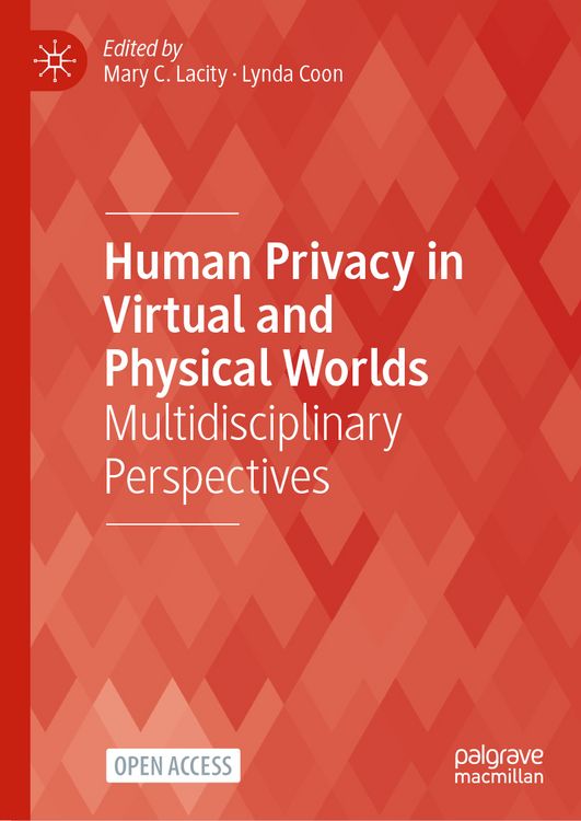 Produktbild: Human Privacy in Virtual and Physical Worlds