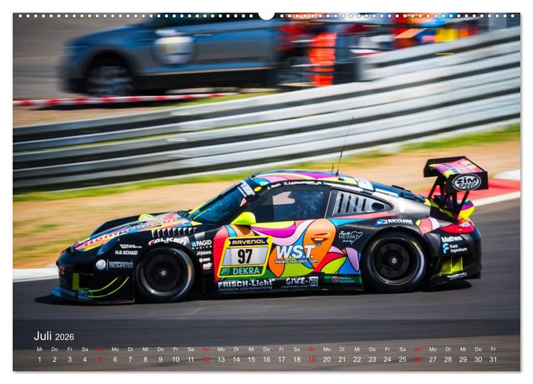 Produktbild: Motorsportkunst aus Weissach (hochwertiger Premium Wandkalender 2026 DIN A2 quer), Kunstdruck in Hochglanz