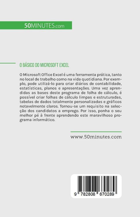 Produktbild: O b&aacute;sico do Microsoft Excel