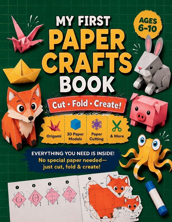 Produktbild: My First Paper Crafts Book