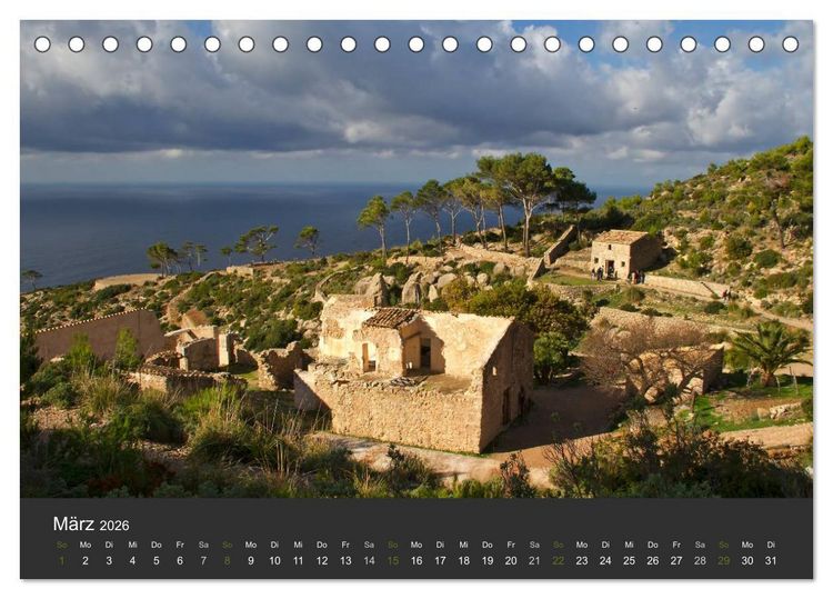Produktbild: Mallorca - Jenseits vom Massentourismus (Tischkalender 2026 DIN A5 quer), CALVENDO Monatskalender