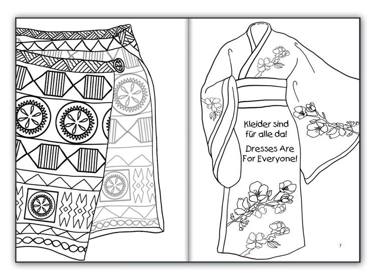 Produktbild: Kleider sind f&uuml;r alle da! Das Kinderbuch f&uuml;r eine kunterbunte Kleidungswahl, egal wer du bist. Dresses Are For Everyone! The children's book for a free and colorful choice of clothes, no matter who you are.