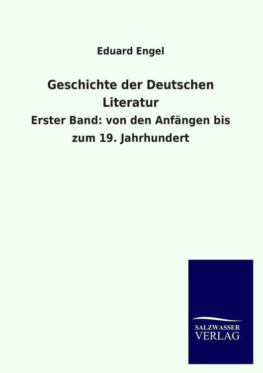 Produktbild: Geschichte der Deutschen Literatur