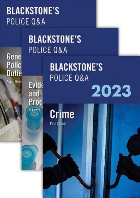 Produktbild: Blackstone's Police Q&A Three Volume Set 2023