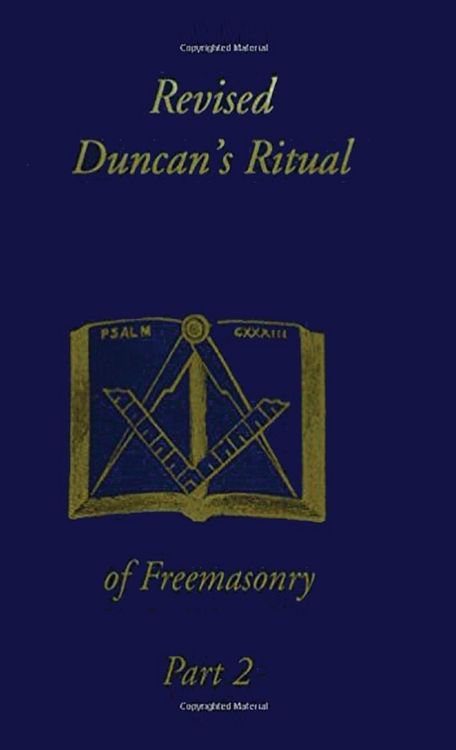 Produktbild: Revised Duncan's Ritual Of Freemasonry Part 2 (Revised) Hardcover