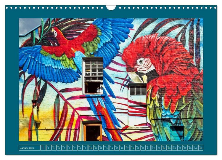 Produktbild: Streetart in Europas St&auml;dten (Wandkalender 2026 DIN A3 quer), CALVENDO Monatskalender