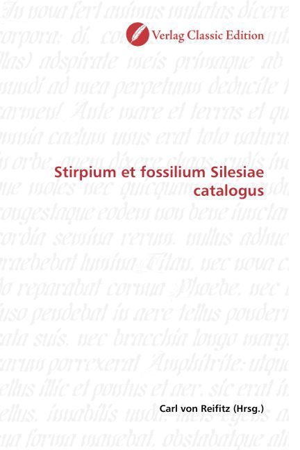 Produktbild: Stirpium et fossilium Silesiae catalogus