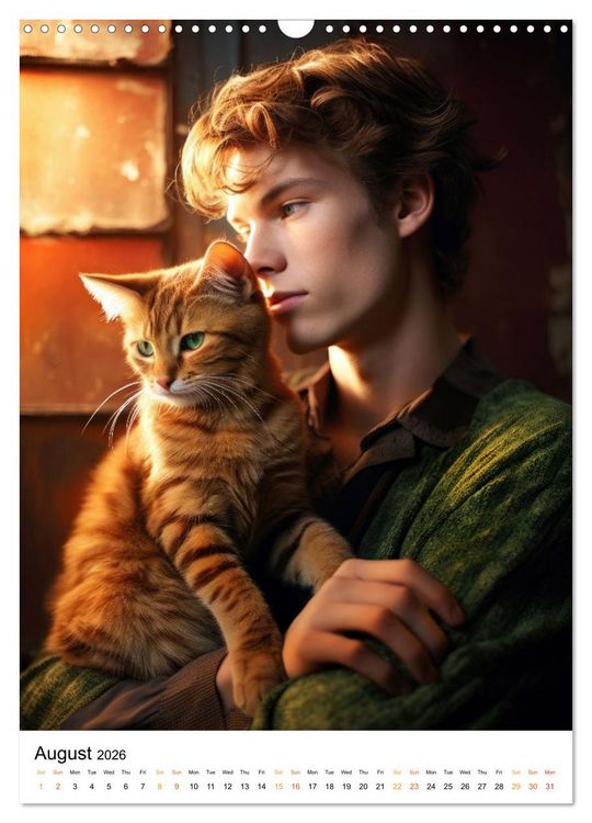 Produktbild: Purrrfect Companions (Wall Calendar 2026 DIN A3 portrait), CALVENDO 12 Month Wall Calendar
