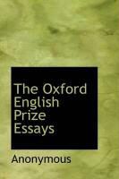 Produktbild: The Oxford English Prize Essays