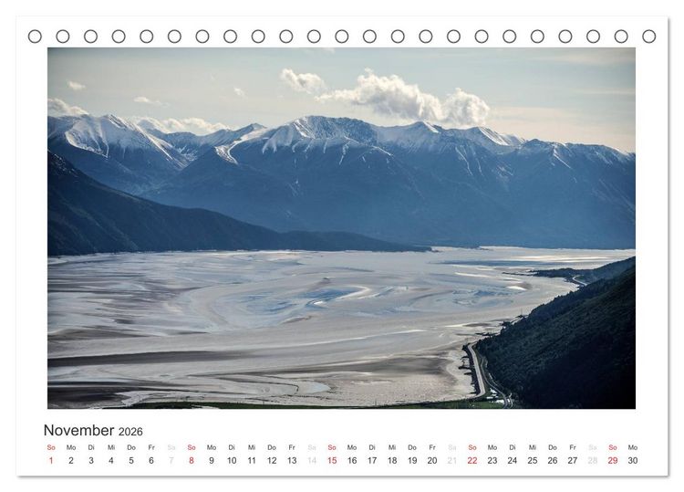 Produktbild: ALASKA - Bilder aus dem S&uuml;den (Tischkalender 2026 DIN A5 quer), CALVENDO Monatskalender