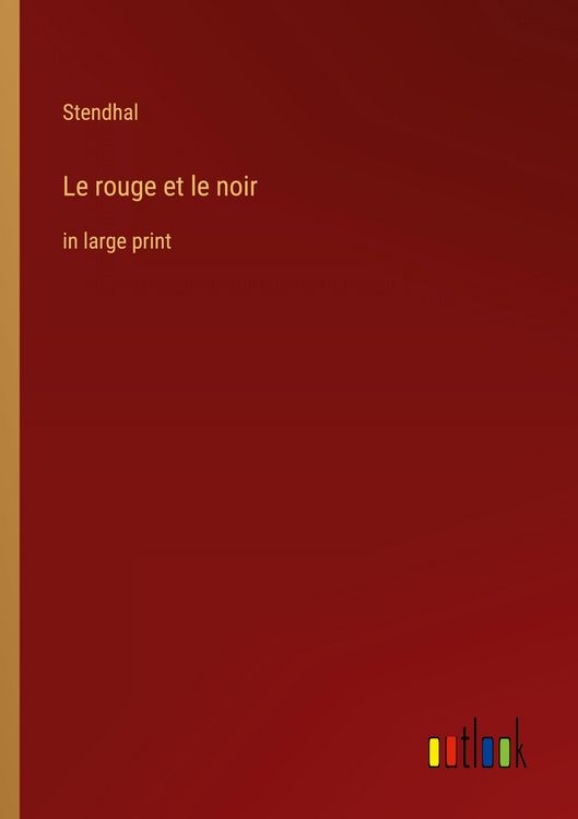 Produktbild: Le rouge et le noir