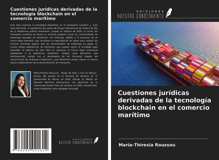 Produktbild: Cuestiones jur&iacute;dicas derivadas de la tecnolog&iacute;a blockchain en el comercio mar&iacute;timo