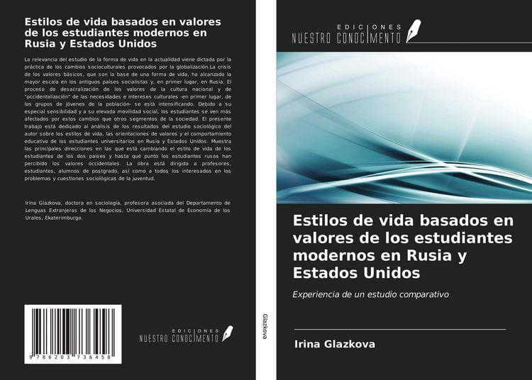Produktbild: Estilos de vida basados en valores de los estudiantes modernos en Rusia y Estados Unidos