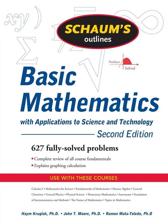 Produktbild: Schaum's Outline of Basic Mathematics with Applications to Science and Technology, 2ed
