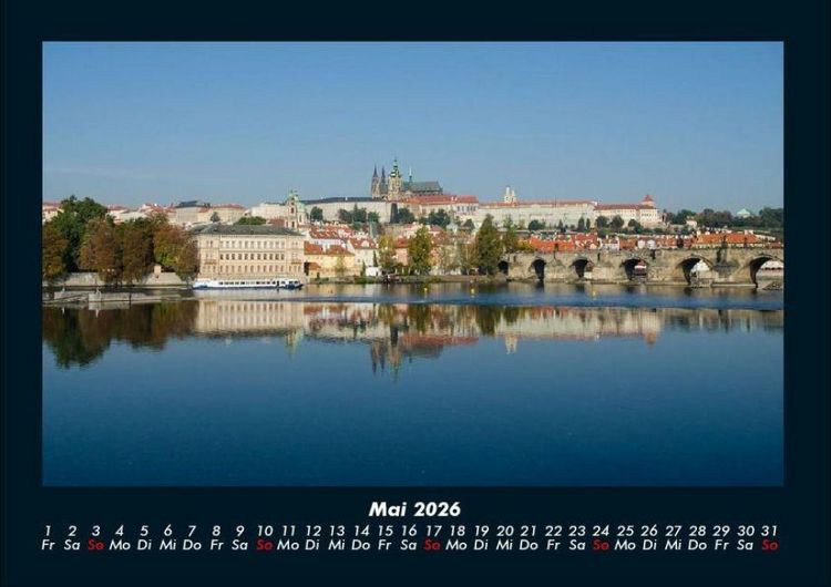 Produktbild: Prag 2026 Fotokalender DIN A4
