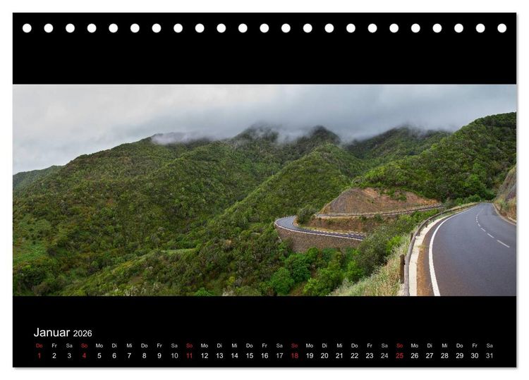 Produktbild: La Gomera - Kanarisches Naturparadies (Tischkalender 2026 DIN A5 quer), CALVENDO Monatskalender