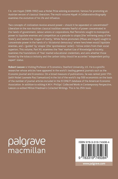 Produktbild: Hayek: A Collaborative Biography