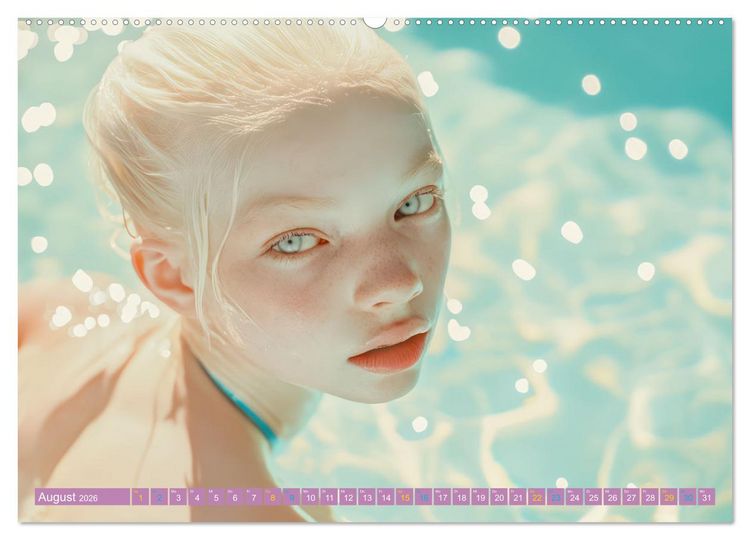 Produktbild: Albino Frauen - Kunstvolle Werke (Wandkalender 2026 DIN A2 quer), CALVENDO Monatskalender
