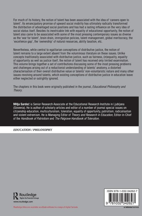 Produktbild: Talents and Distributive Justice