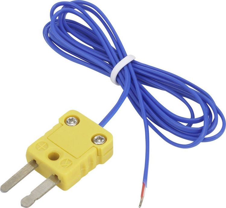 Produktbild: VOLTCRAFT TP-202 Luftf&uuml;hler 0 bis 250&deg;C 1.00m F&uuml;hler-Typ K
