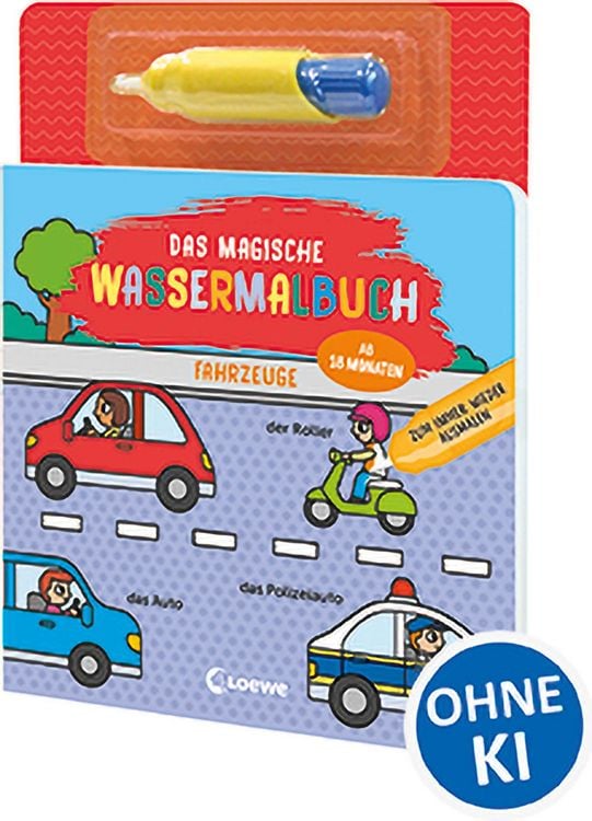 Produktbild: Das magische Wassermalbuch - Fahrzeuge