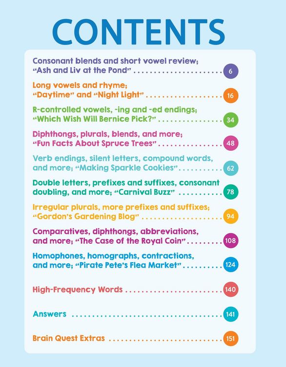 Produktbild: Brain Quest Phonics Workbook: Grade 2