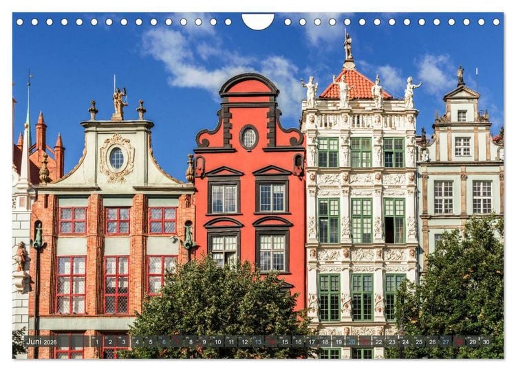 Produktbild: Sehenswertes Danzig (Wandkalender 2026 DIN A4 quer), CALVENDO Monatskalender