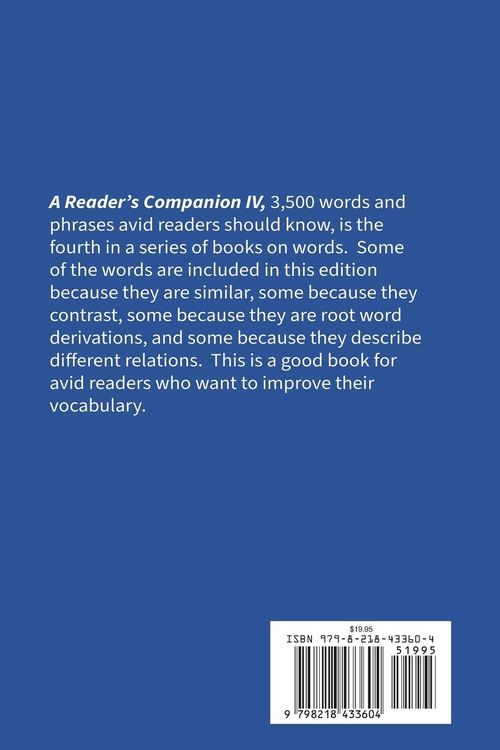 Produktbild: A Reader's Companion IV