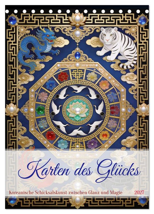 Produktbild: Karten des Gl&uuml;cks (Tischkalender 2027 DIN A5 hoch), CALVENDO Monatskalender