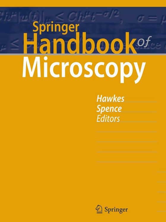 Produktbild: Springer Handbook of Microscopy
