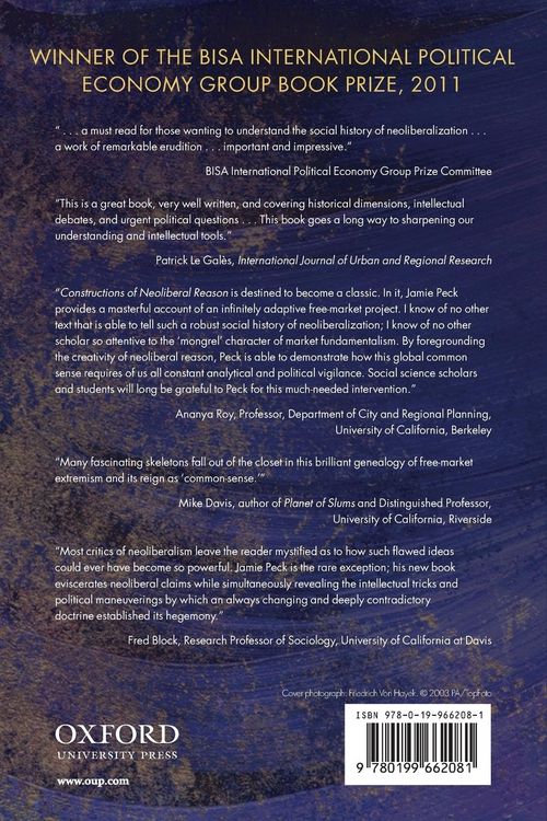 Produktbild: Constructions of Neoliberal Reason
