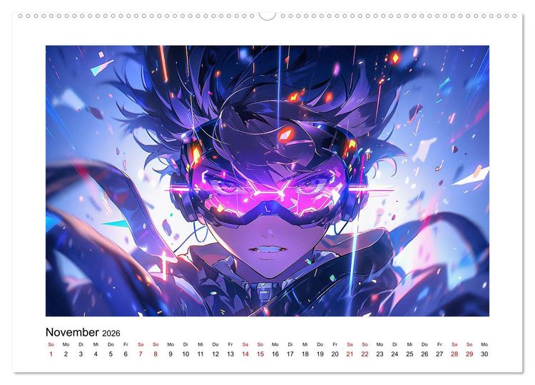 Produktbild: Der Jungen-Kalender (Wandkalender 2026 DIN A2 quer), CALVENDO Monatskalender