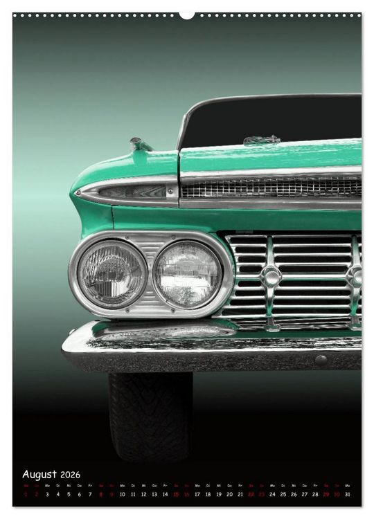 Produktbild: Faszination US Klassiker 1955 bis 1967 (hochwertiger Premium Wandkalender 2026 DIN A2 hoch), Kunstdruck in Hochglanz