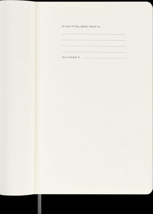 Produktbild: Moleskine Smart Notebook, Large, Ruled, Black, Soft Cover (5 x 8.25)