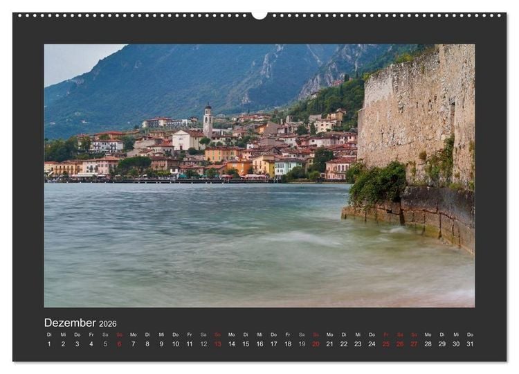 Produktbild: Limone sul Garda - Bella Italia (hochwertiger Premium Wandkalender 2026 DIN A2 quer), Kunstdruck in Hochglanz