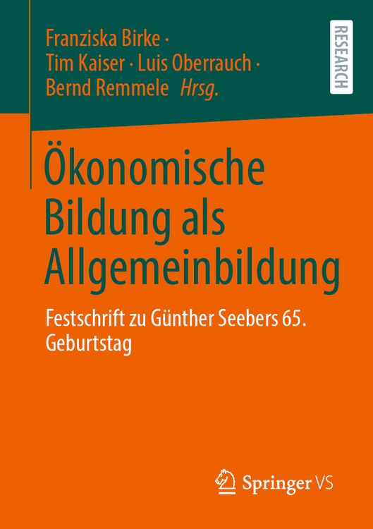 Produktbild: &Ouml;konomische Bildung als Allgemeinbildung