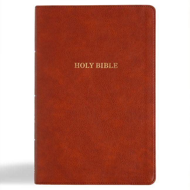 Produktbild: KJV Giant Print Reference Bible, Burnt Sienna Leathertouch, Indexed