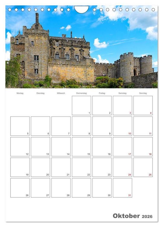 Produktbild: Schottland Impressionen - Schl&ouml;sser und Whisky (Wandkalender 2026 DIN A4 hoch), CALVENDO Monatskalender