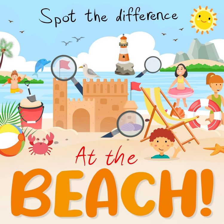 Produktbild: Spot the Difference - At the Beach!