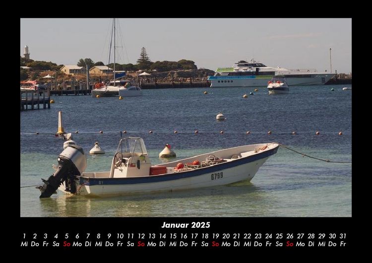 Produktbild: Boote 2025 Fotokalender DIN A3