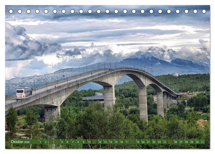 Produktbild: Norwegen (Tischkalender 2026 DIN A5 quer), CALVENDO Monatskalender