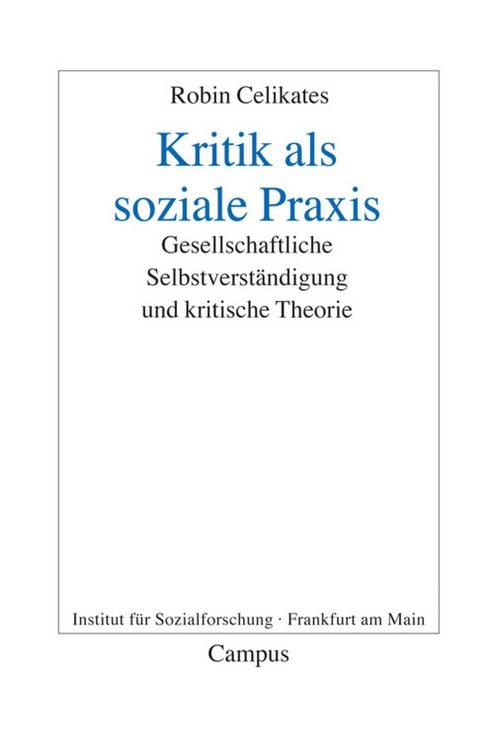 Produktbild: Kritik als soziale Praxis