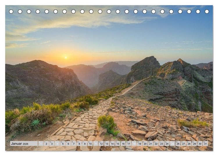 Produktbild: Wundersch&ouml;nes Madeira (Tischkalender 2026 DIN A5 quer), CALVENDO Monatskalender