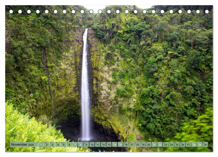 Produktbild: Big Island - Reise in eine unvergessliche Welt (Tischkalender 2026 DIN A5 quer), CALVENDO Monatskalender